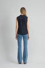 Silk Side Tie Shirt | Elie Tahari STARGAZER