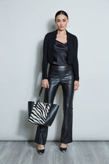 Cropped Cable Cardigan | Elie Tahari BLACK