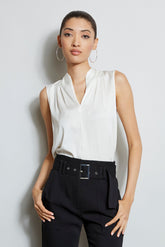 Elie Tahari - Judith Blouse | Elie Tahari Creme