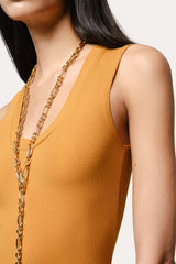 Rosie Rib Tank | Elie Tahari CARAMEL