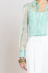 Silk Scarf Print Shirt | Elie Tahari MULTI