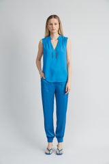Silk Chain Shirt | Elie Tahari OCEAN
