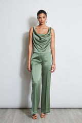 Satin Cowl Cami | Elie Tahari TUSCAN OLIVE
