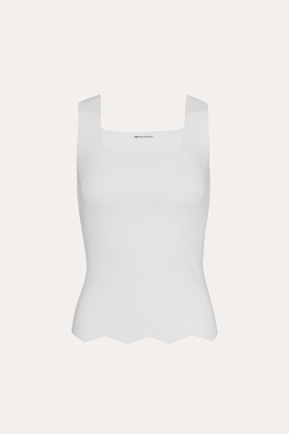 Scallop Hem Tank - HOLD | Elie Tahari PEARL