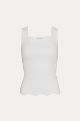 Scallop Hem Tank - HOLD | Elie Tahari PEARL