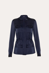 Olivia Utility Satin Jacket | Elie Tahari STARGAZER