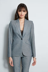 Herringbone Panel Blazer | Elie Tahari MULTI