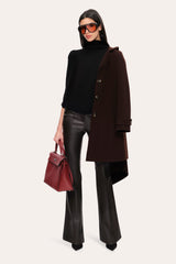 Caro Vegan Leather Pant | Elie Tahari WOOD
