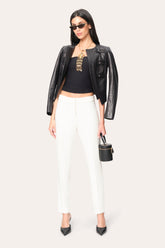 Slim Crepe Pant | Elie Tahari FOAM