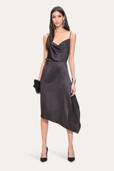 Asymmetric Hem Skirt | Elie Tahari BLACK