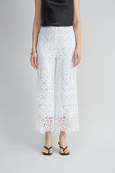 Lace Palazzo Pant | Elie Tahari WHITE