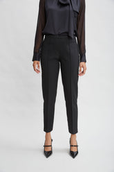 Pintuck Slim Pant | Elie Tahari BLACK