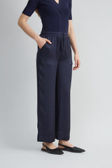 Satin Wide Leg Pant | Elie Tahari STARGAZER