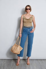 Wide Leg Jean | Elie Tahari MEDIUM WASH