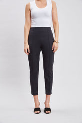 Contour Slim Cropped Pant | Elie Tahari BLACK