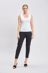 Contour Slim Cropped Pant | Elie Tahari BLACK