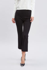 Micro Flare Knit Pant | Elie Tahari BLACK