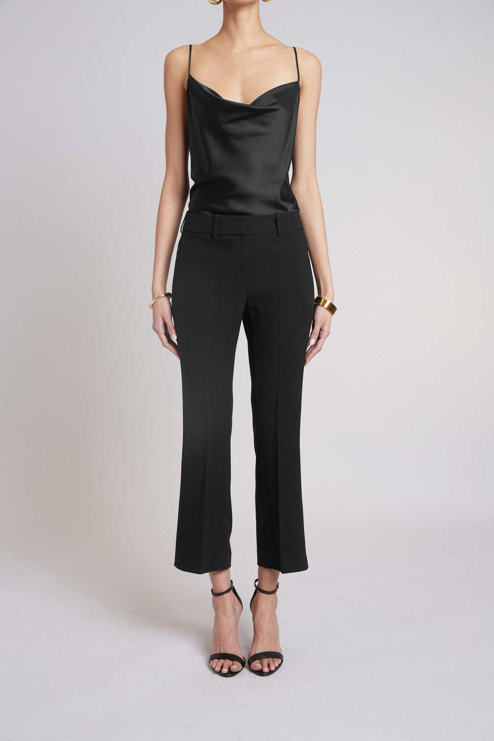 Tailored Fit & Flare Pant | Elie Tahari BLACK