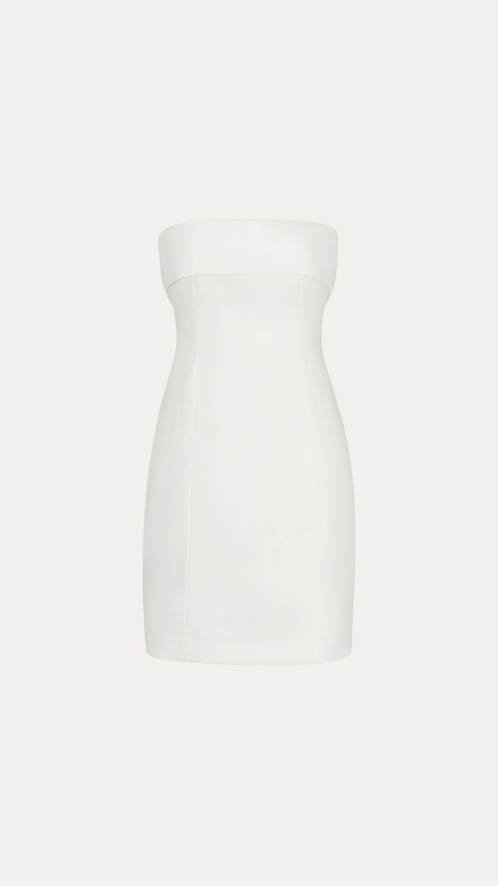 Lauren Linen Fold over Mini Dress | Elie Tahari FRESH PEARL