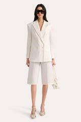 Stella Oversized Linen Blazer | Elie Tahari FRESH PEARL