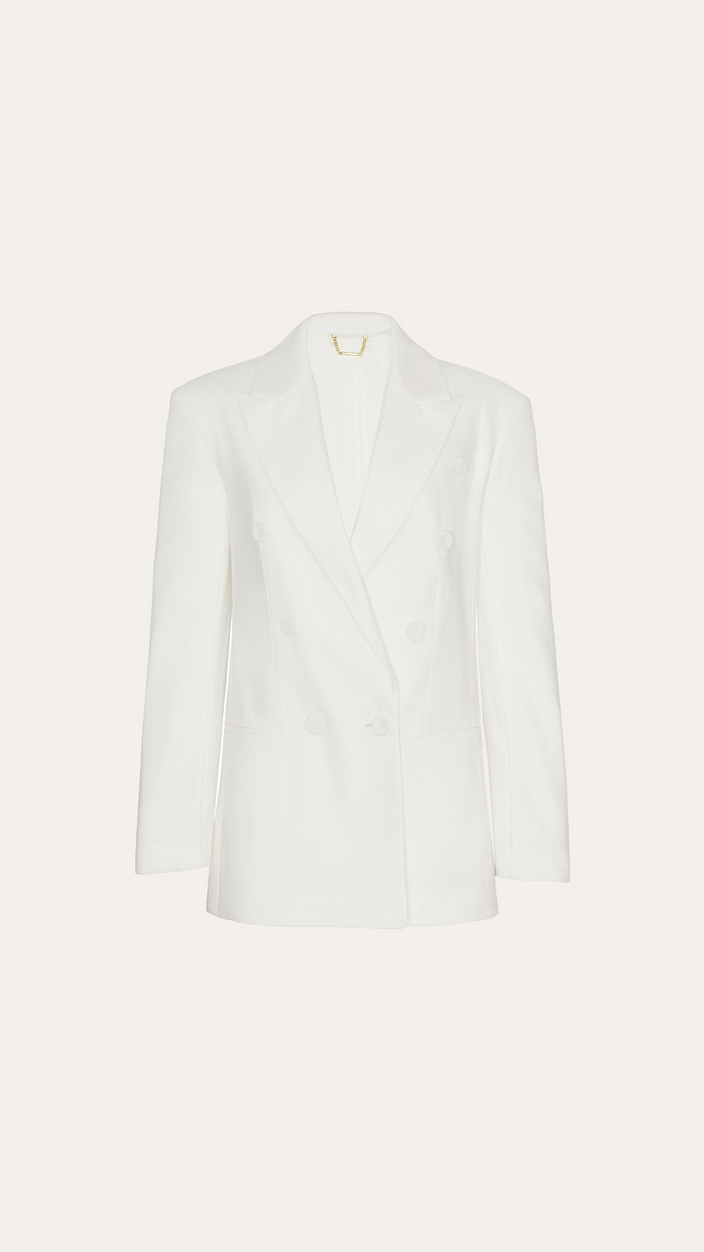 Stella Oversized Linen Blazer | Elie Tahari FRESH PEARL