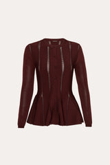 Valerie Milano Pointelle Jacket | Elie Tahari SIENNA