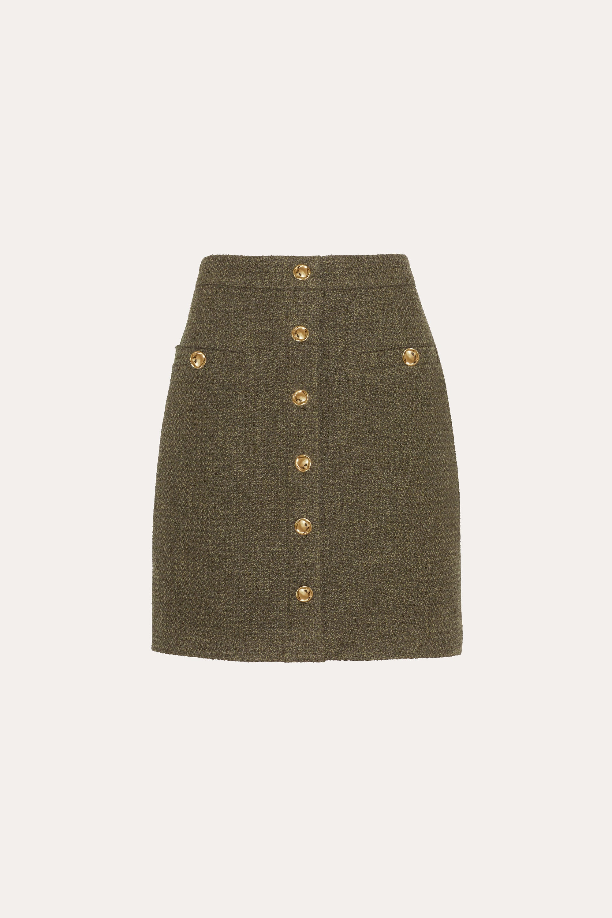 Ella Tweed Skirt | Elie Tahari OLIVE