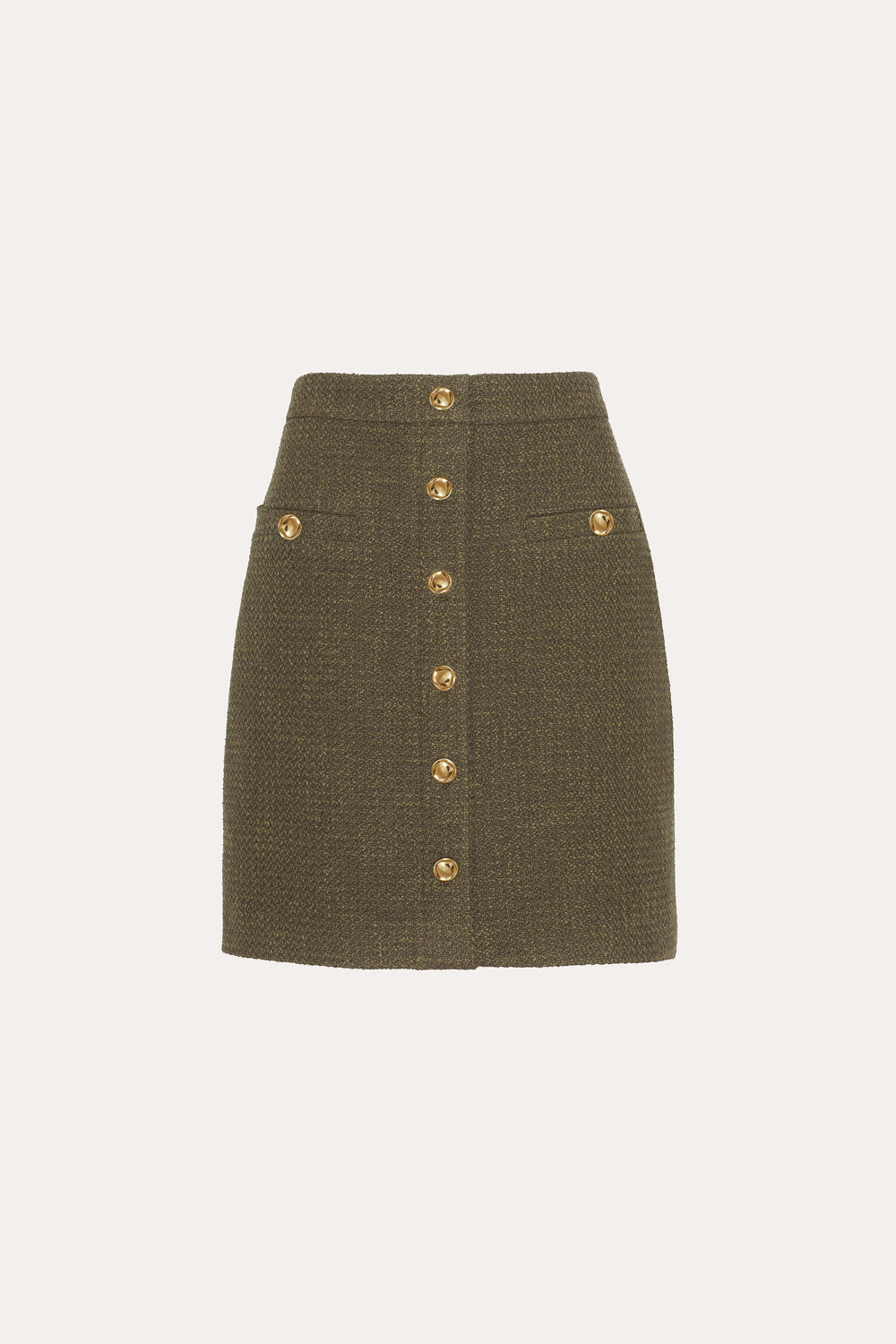 Ella Tweed Skirt | Elie Tahari OLIVE