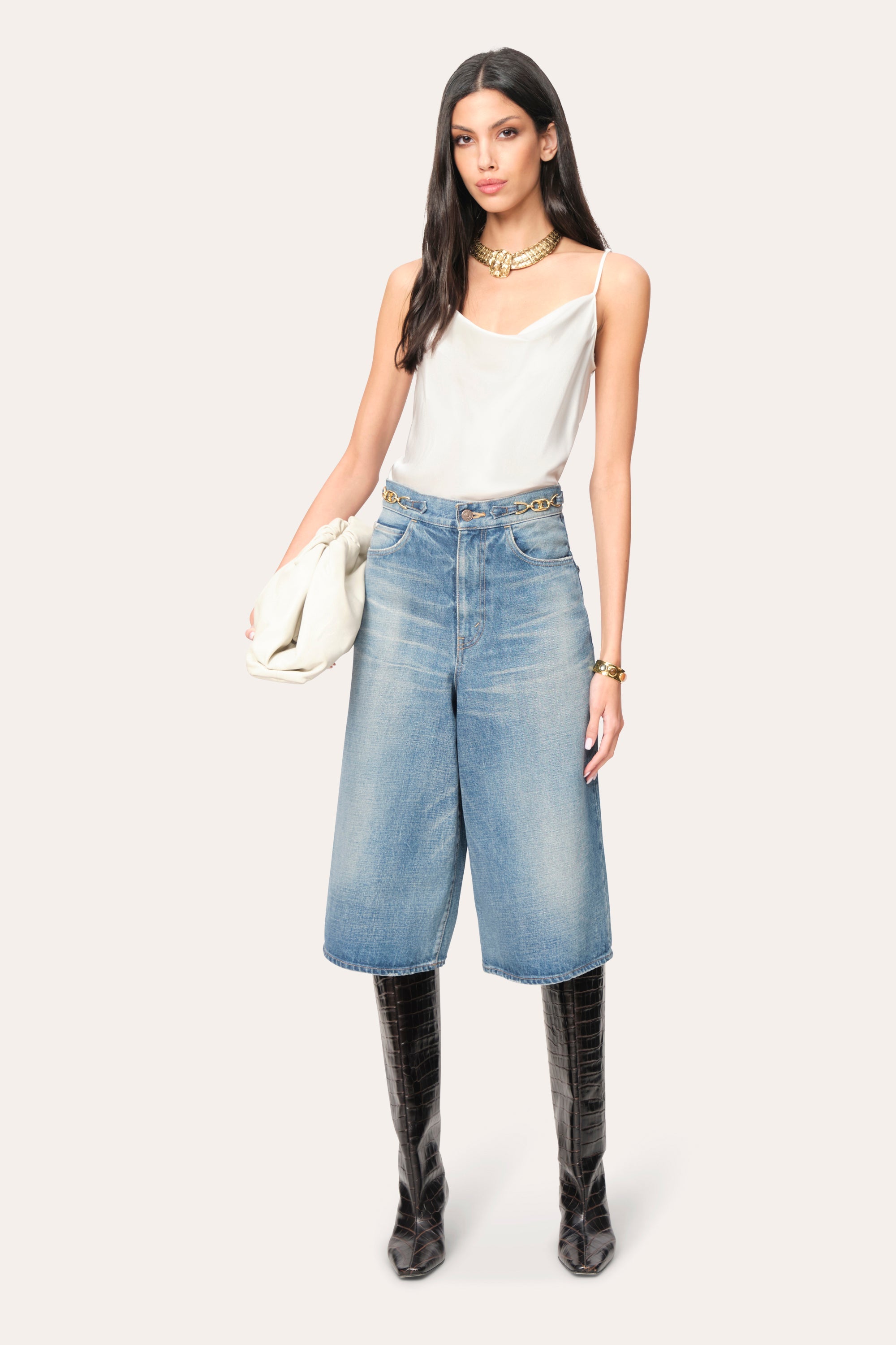 Silk Draped Camisole | Elie Tahari FRESH PEARL