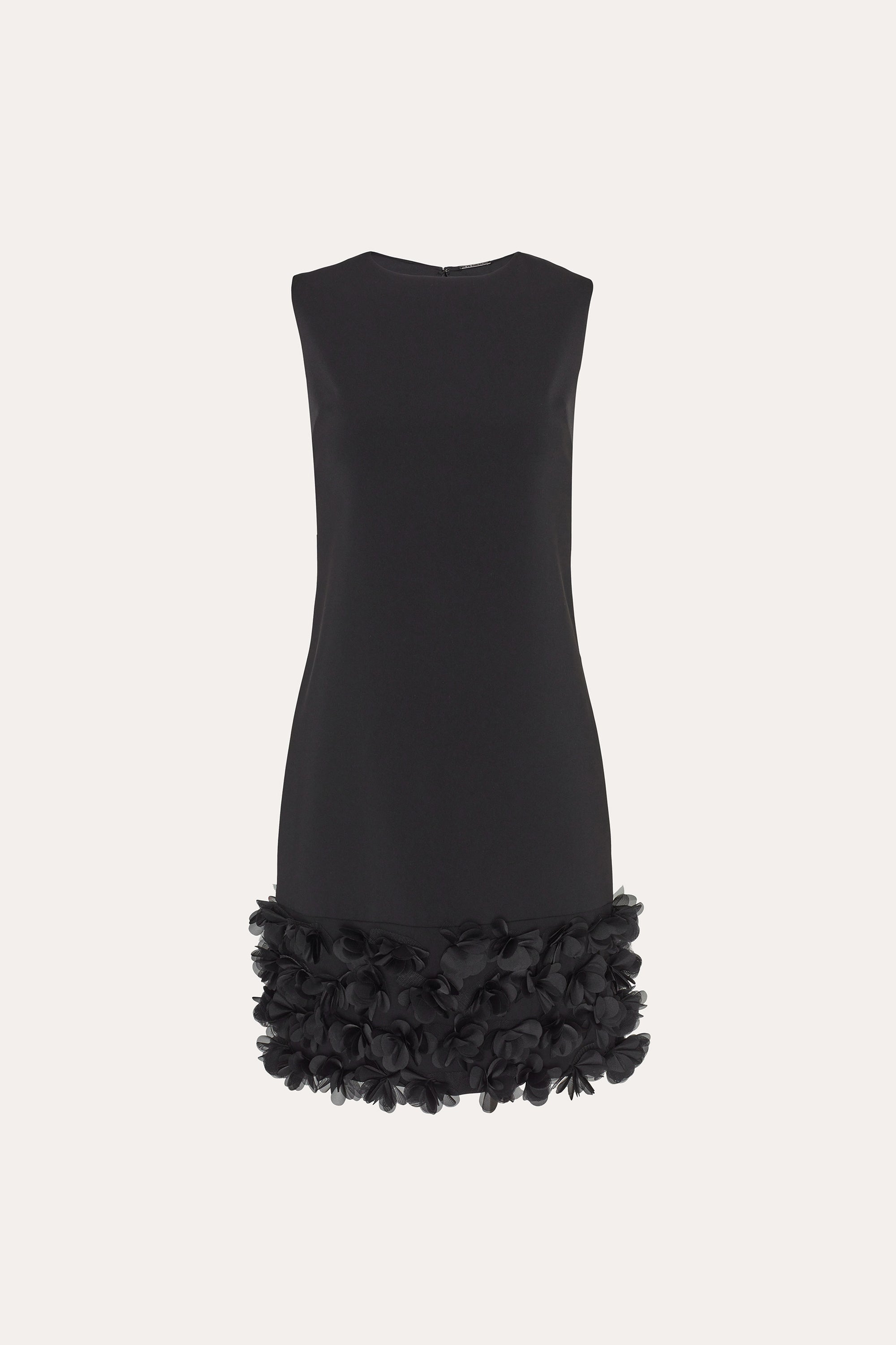 Floral Hem Shift Dress | Elie Tahari BLACK