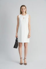 Flower Shift Dress | Elie Tahari FOAM