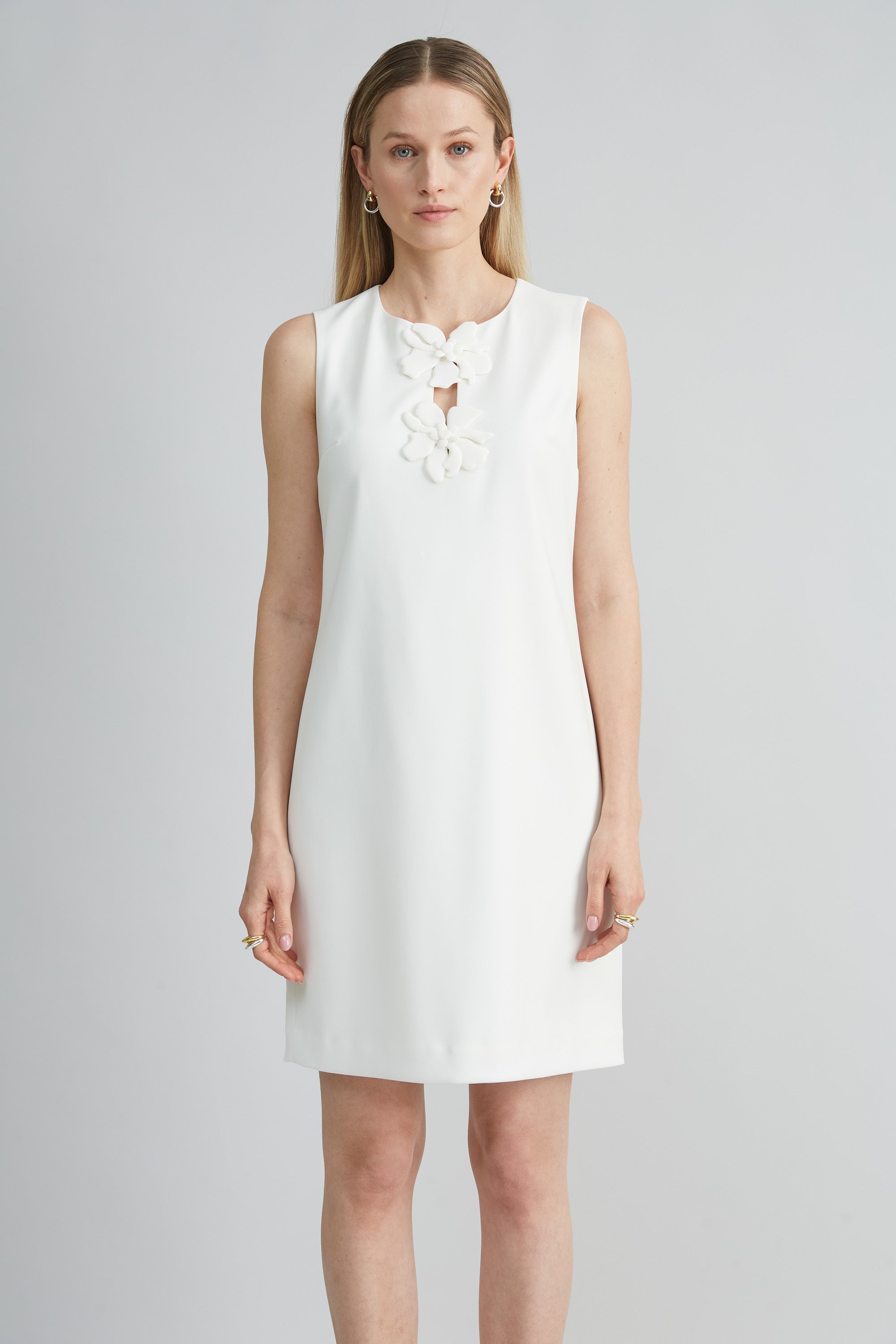 Flower Shift Dress | Elie Tahari FOAM