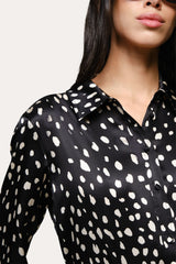 Solène Imprimé Shirt | Elie Tahari DALMATIEN