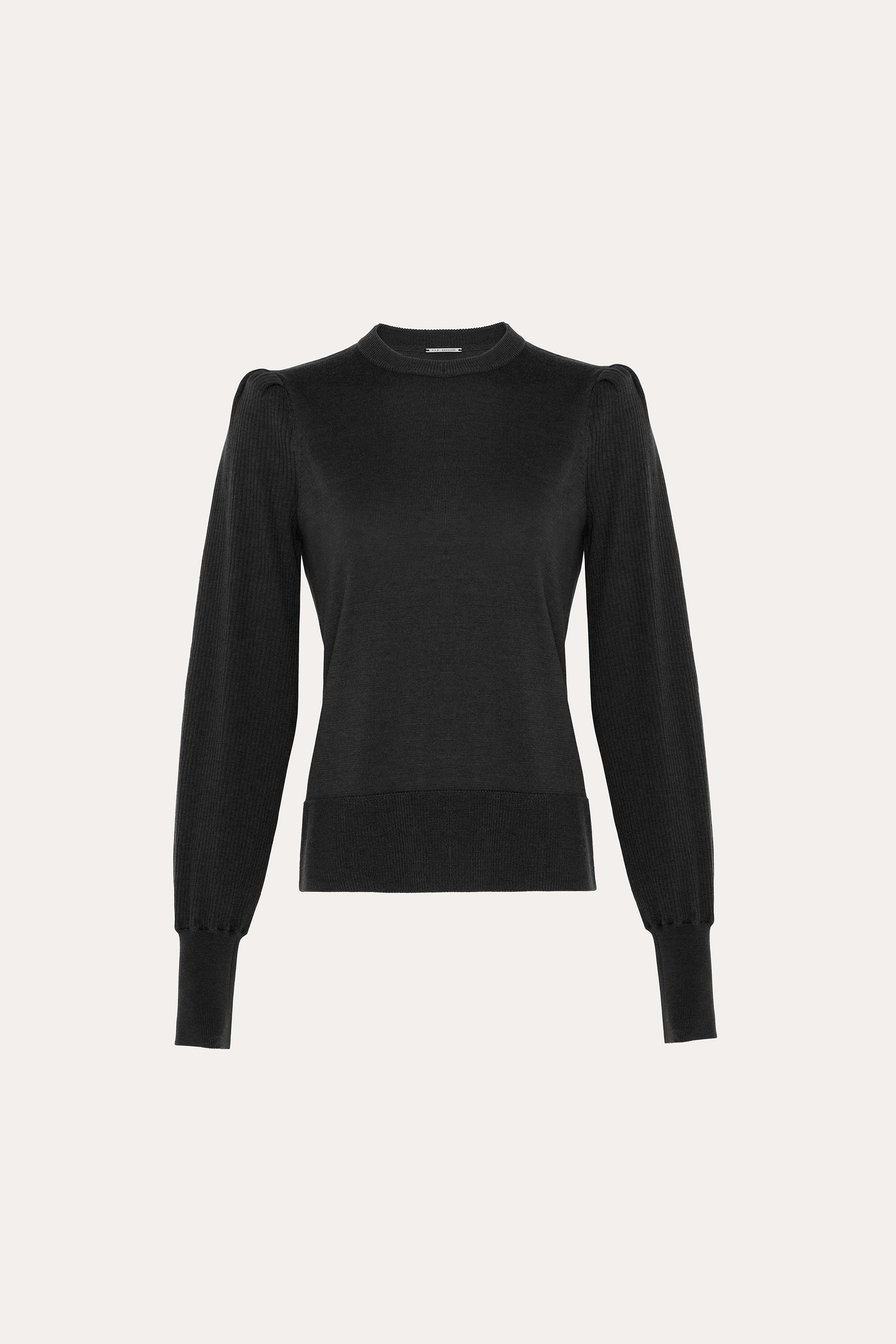 Wool Blouson Sweater | Elie Tahari BLACK