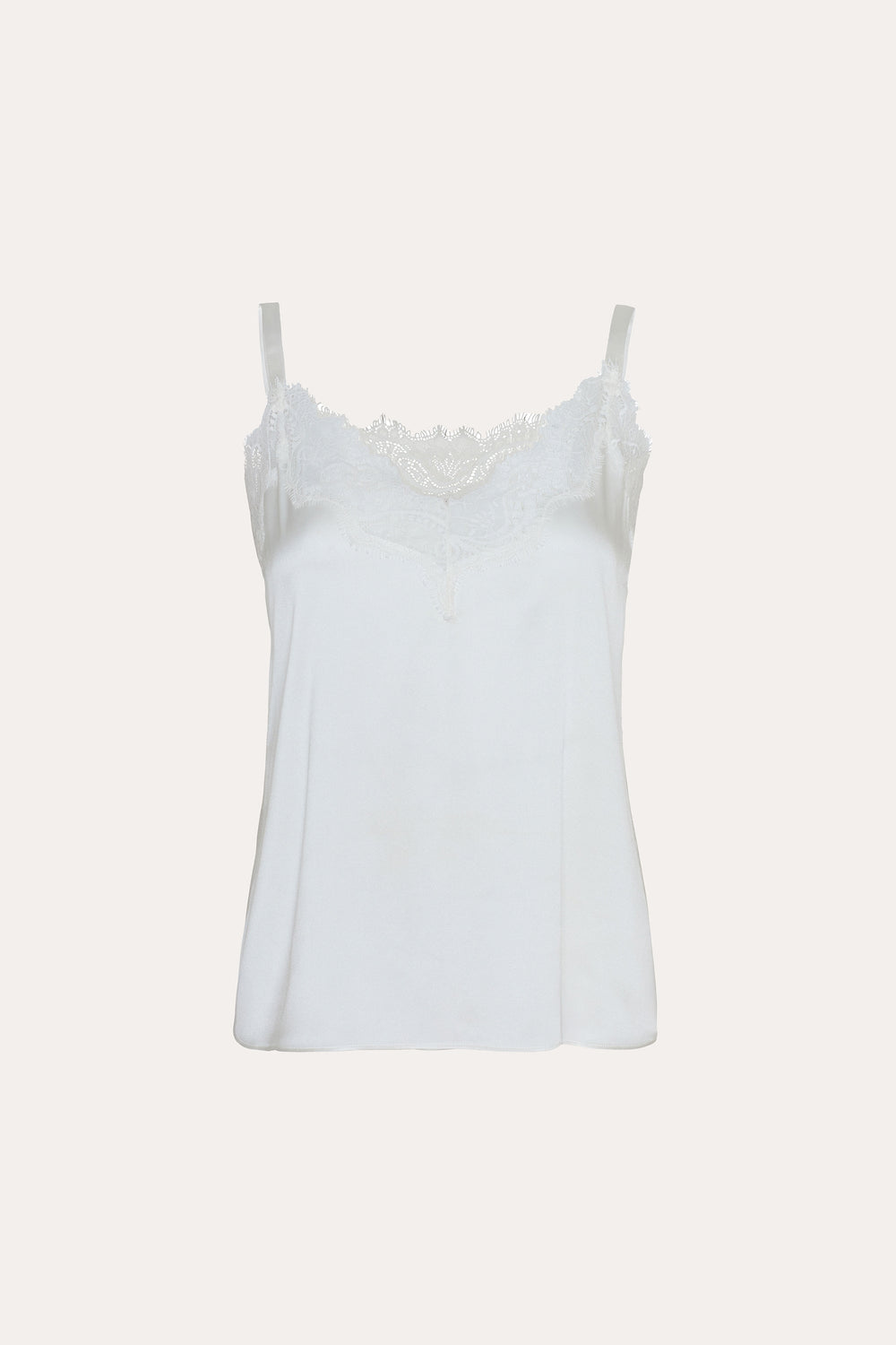 Lace Trim Camisole | Elie Tahari FRESH PEARL