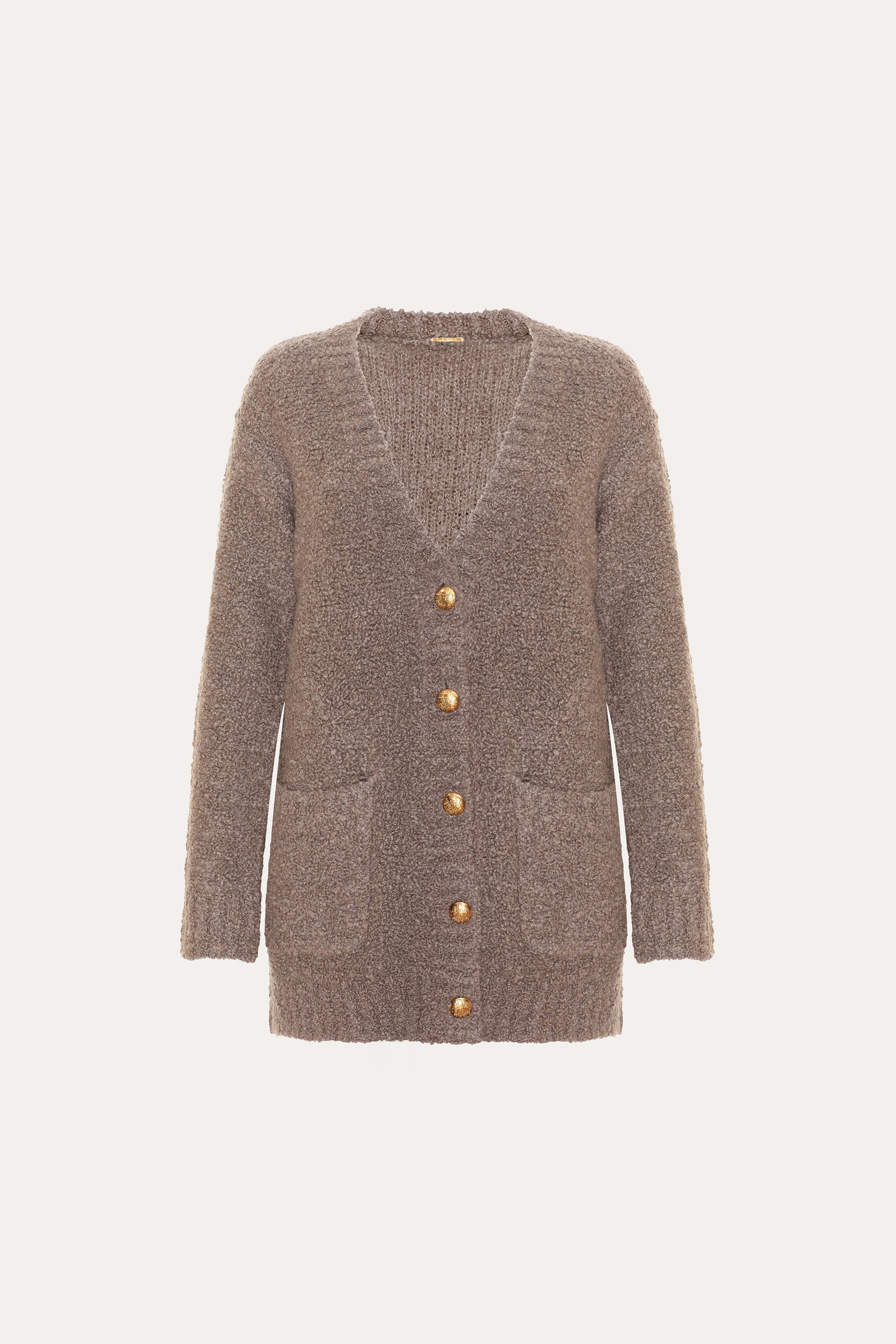 Boucle Merino Cardigan | Elie Tahari PORCINI