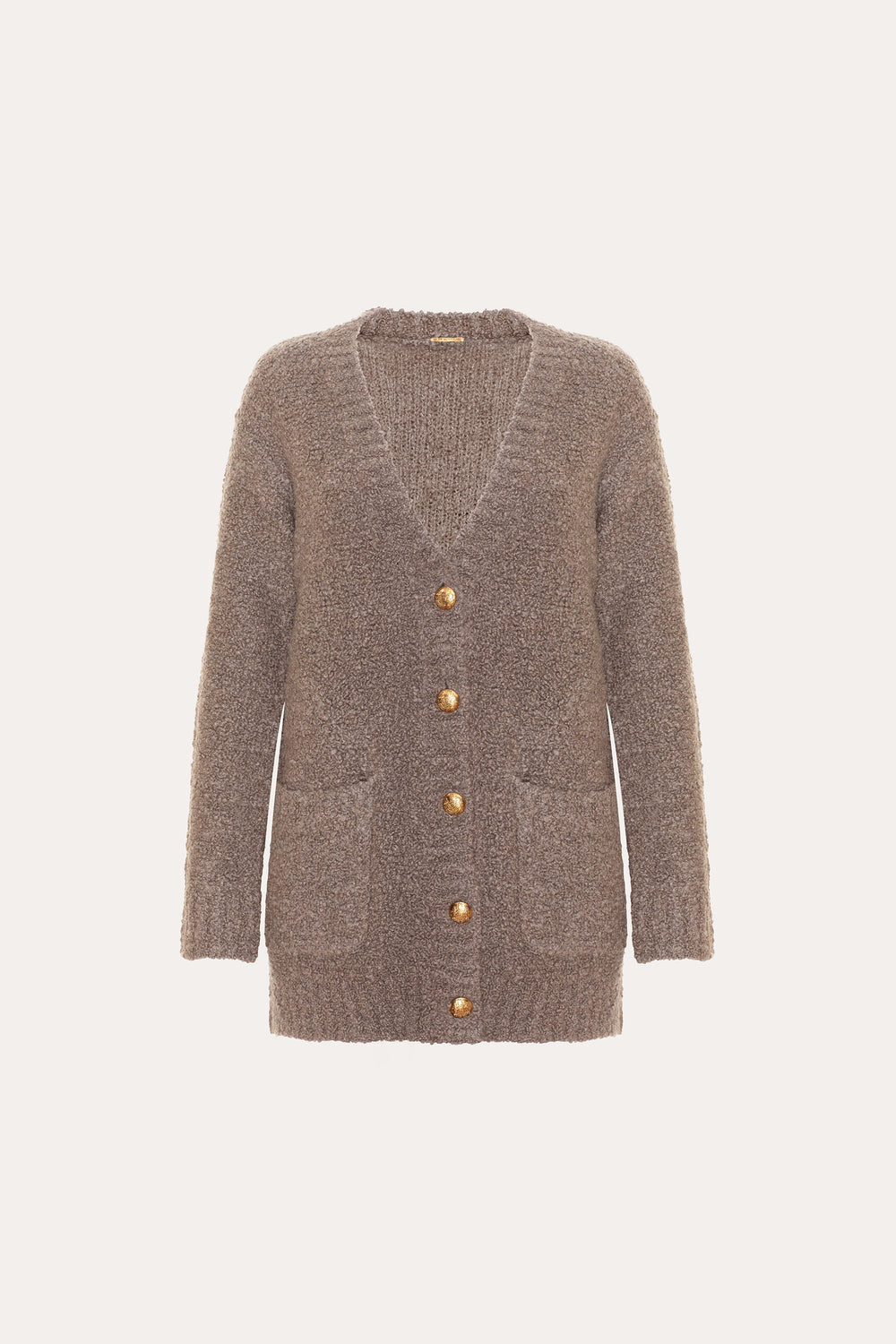 Boucle Merino Cardigan | Elie Tahari PORCINI