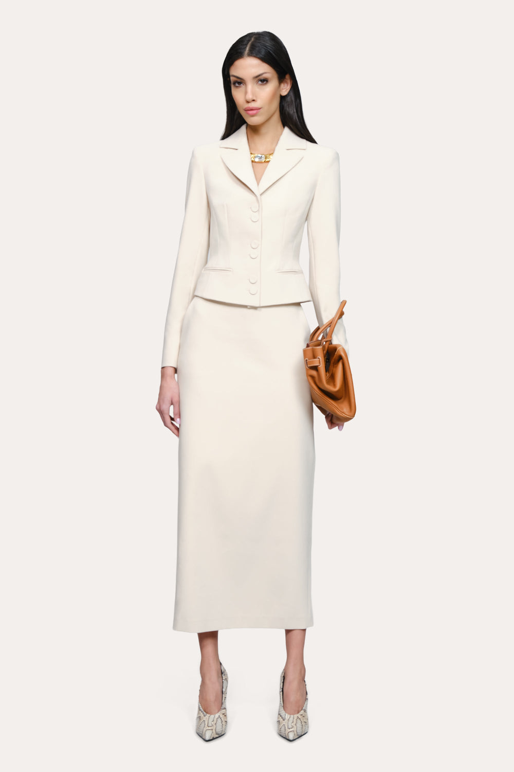 Cleo Column Skirt | Elie Tahari CAMELLIA VEIL