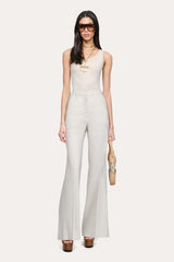 Solenne Linen Pant | Elie Tahari PUTTY MELANGE