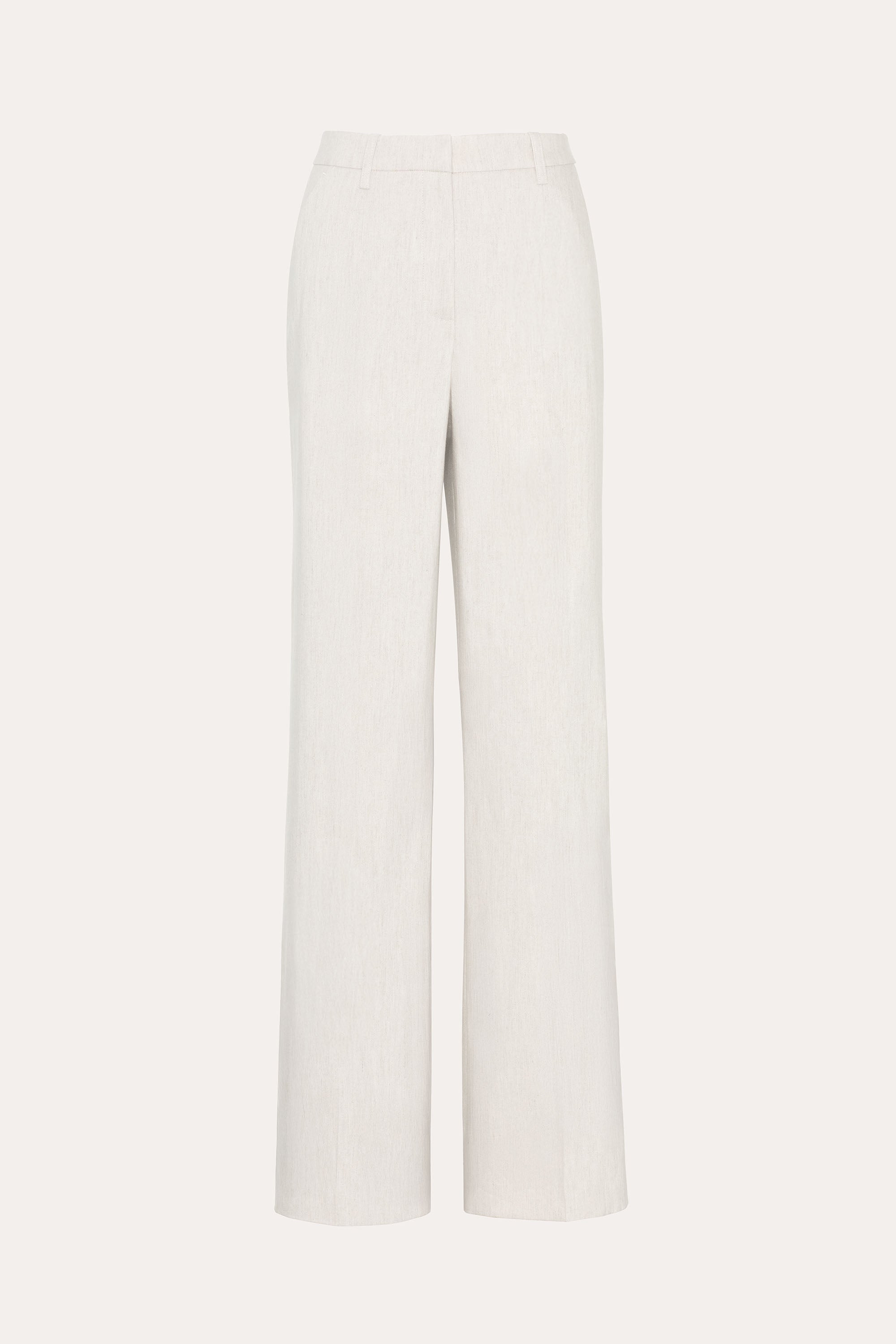 Solenne Linen Pant | Elie Tahari PUTTY MELANGE