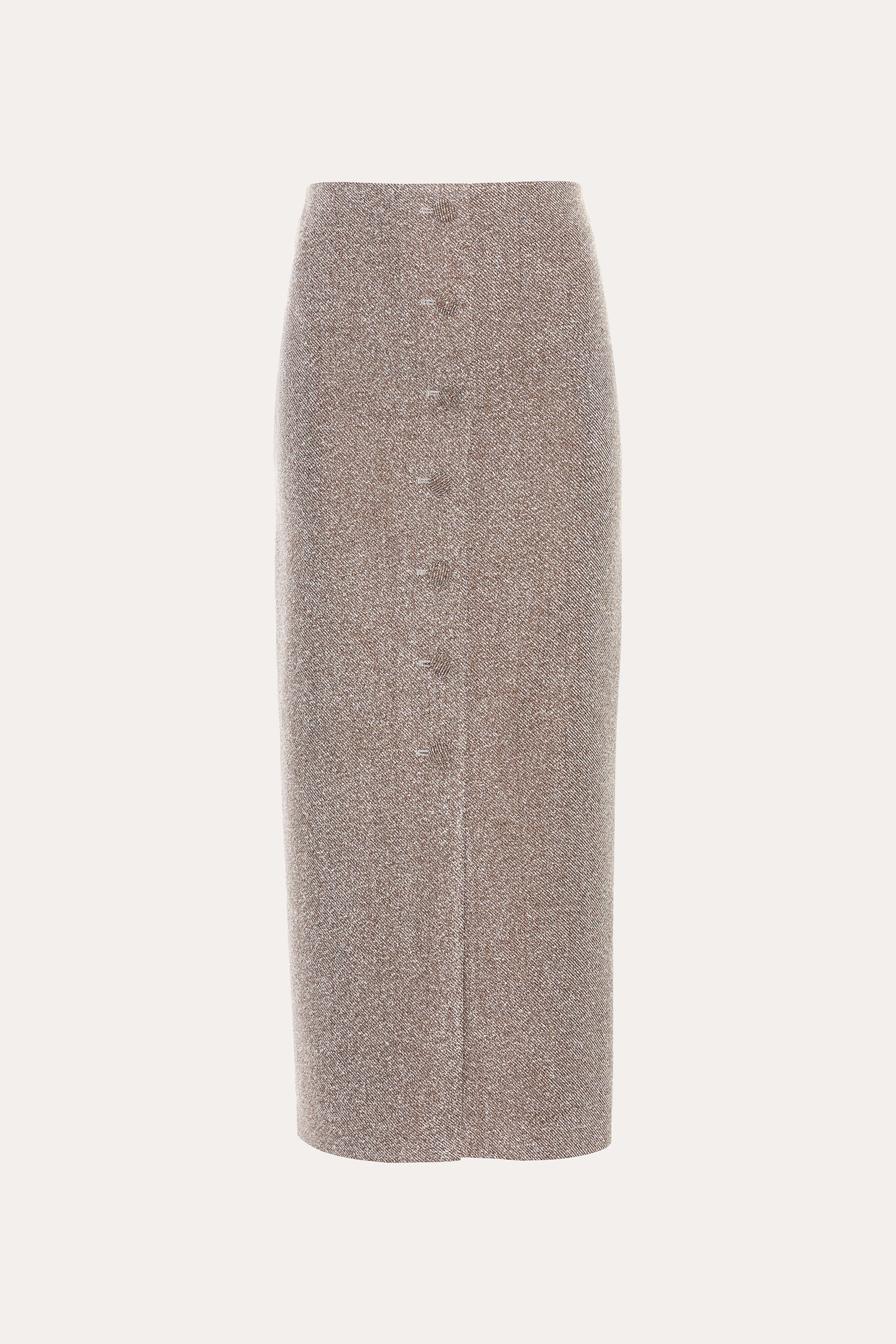 Béatrice Bouclé Maxi Skirt | Elie Tahari BROWN MELANGE