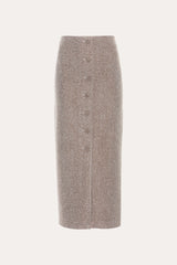 Béatrice Bouclé Maxi Skirt | Elie Tahari BROWN MELANGE