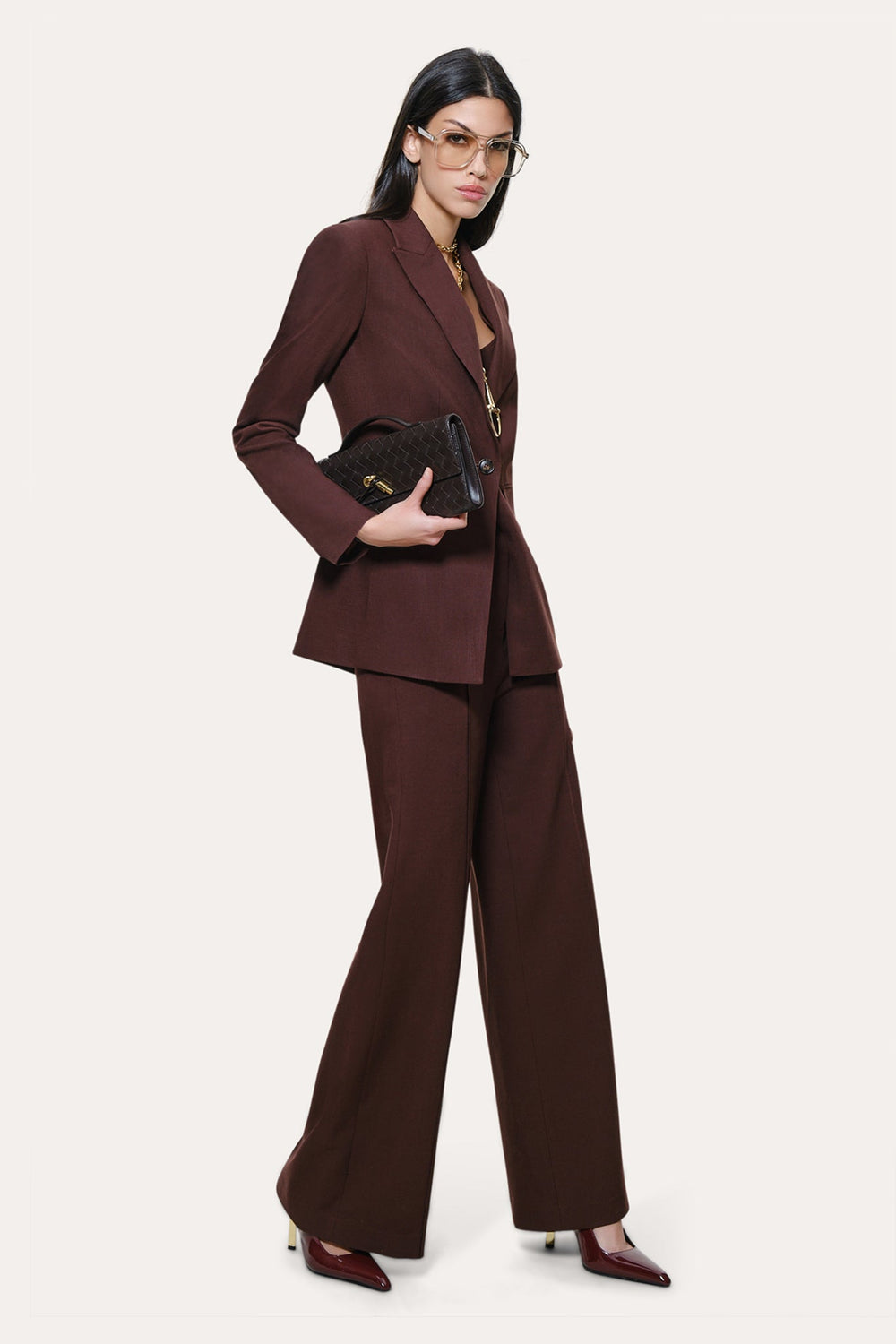 Zoë Fiamatto Blazer | Elie Tahari PORT WINE