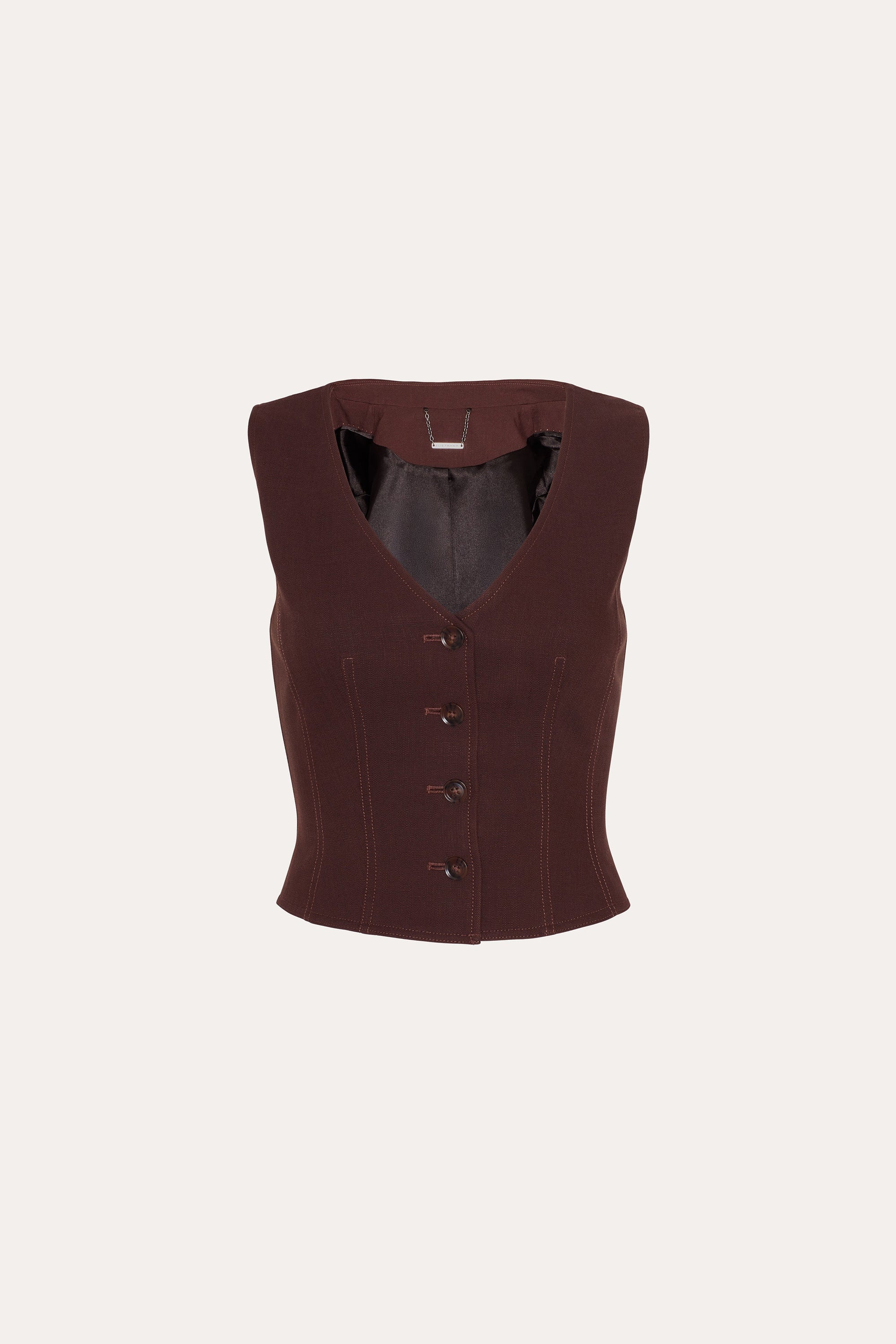 Zoë Fiamatto Vest | Elie Tahari PORT WINE