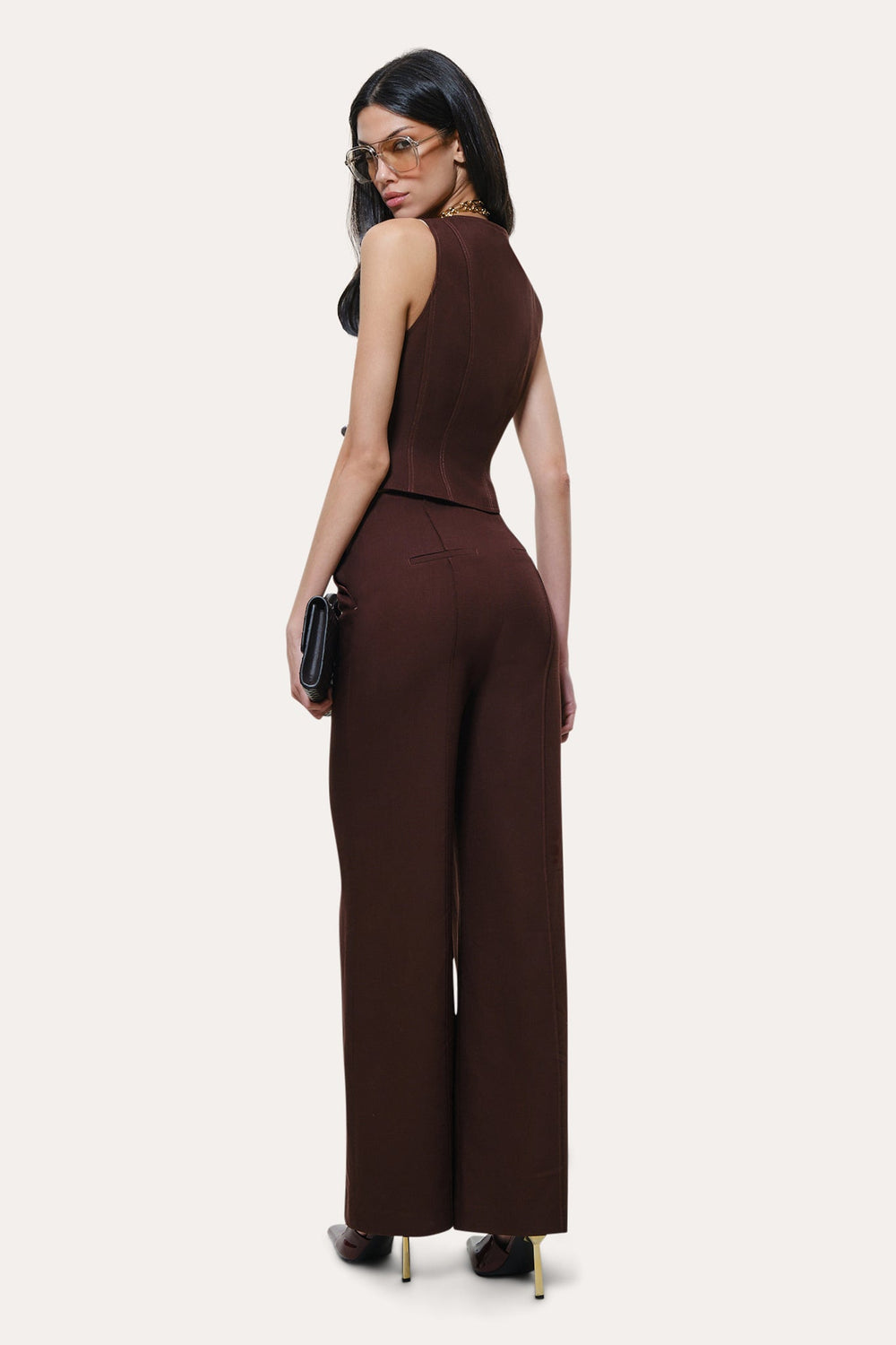 Zoë Fiamatto Vest | Elie Tahari PORT WINE