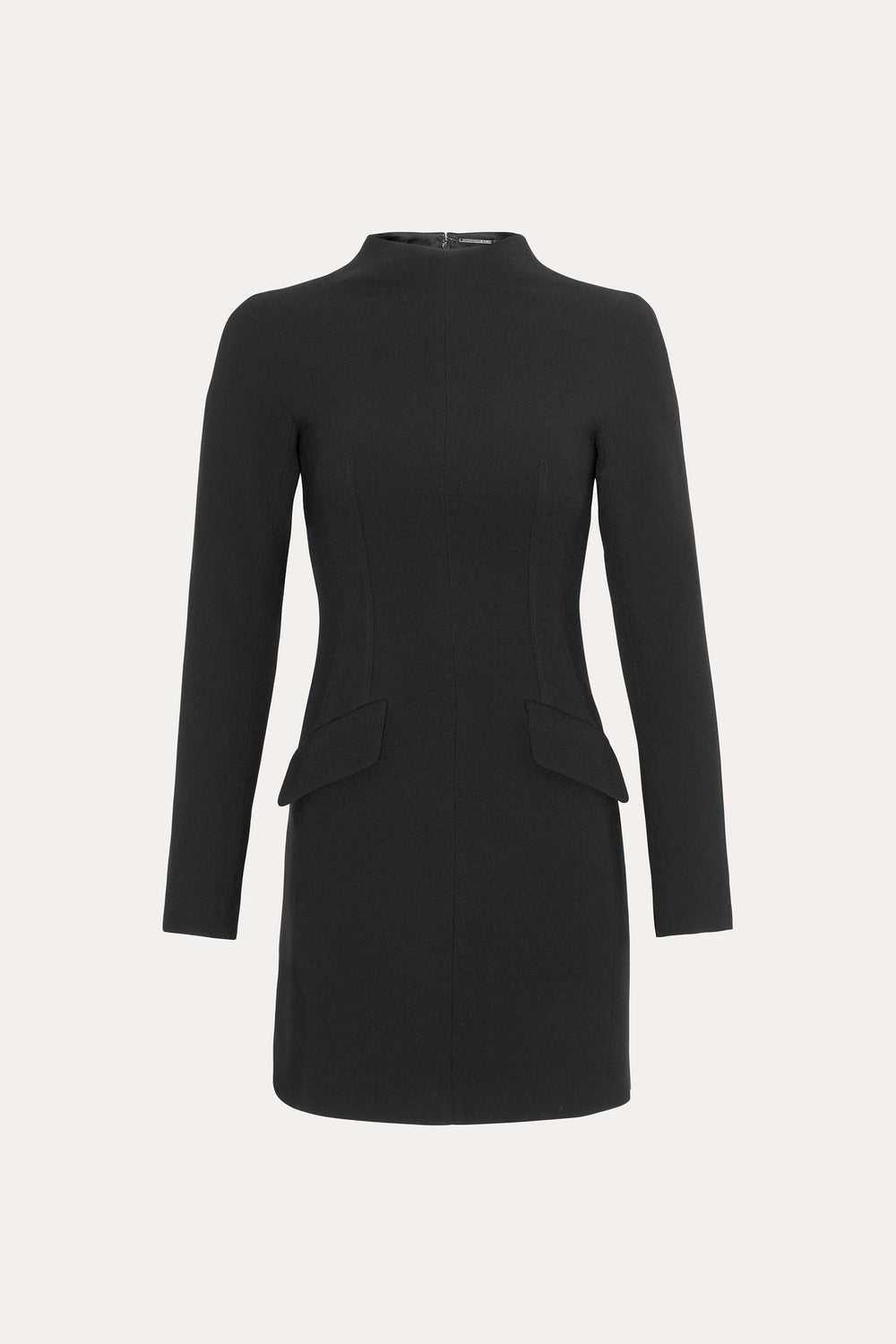 Harper Japanese Crepe Mock Neck Mini Dress | Elie Tahari BLACK