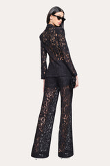 Fleur Lace Blazer | Elie Tahari BLACK