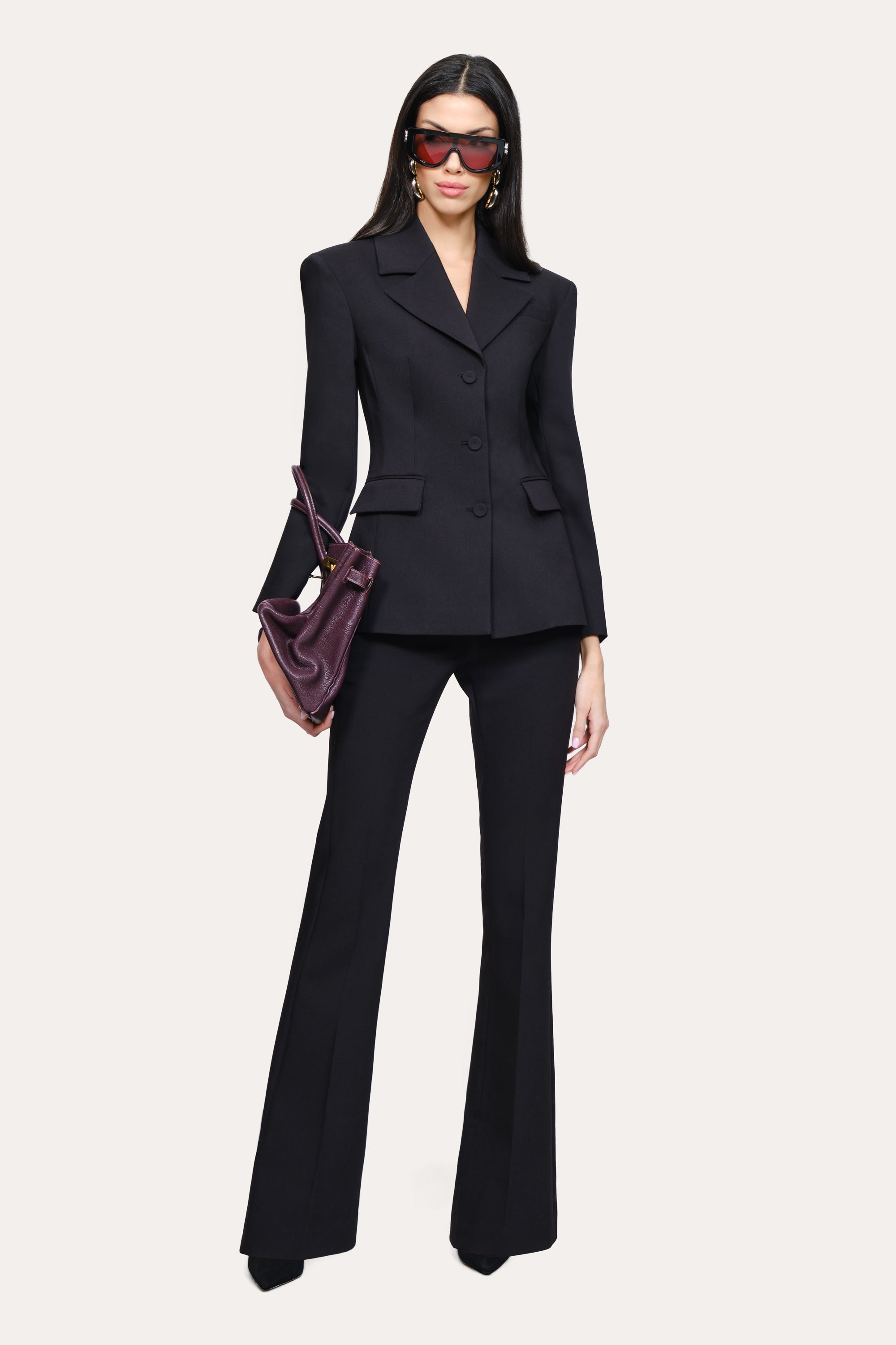 Juliana Structured Blazer | Elie Tahari BLACK