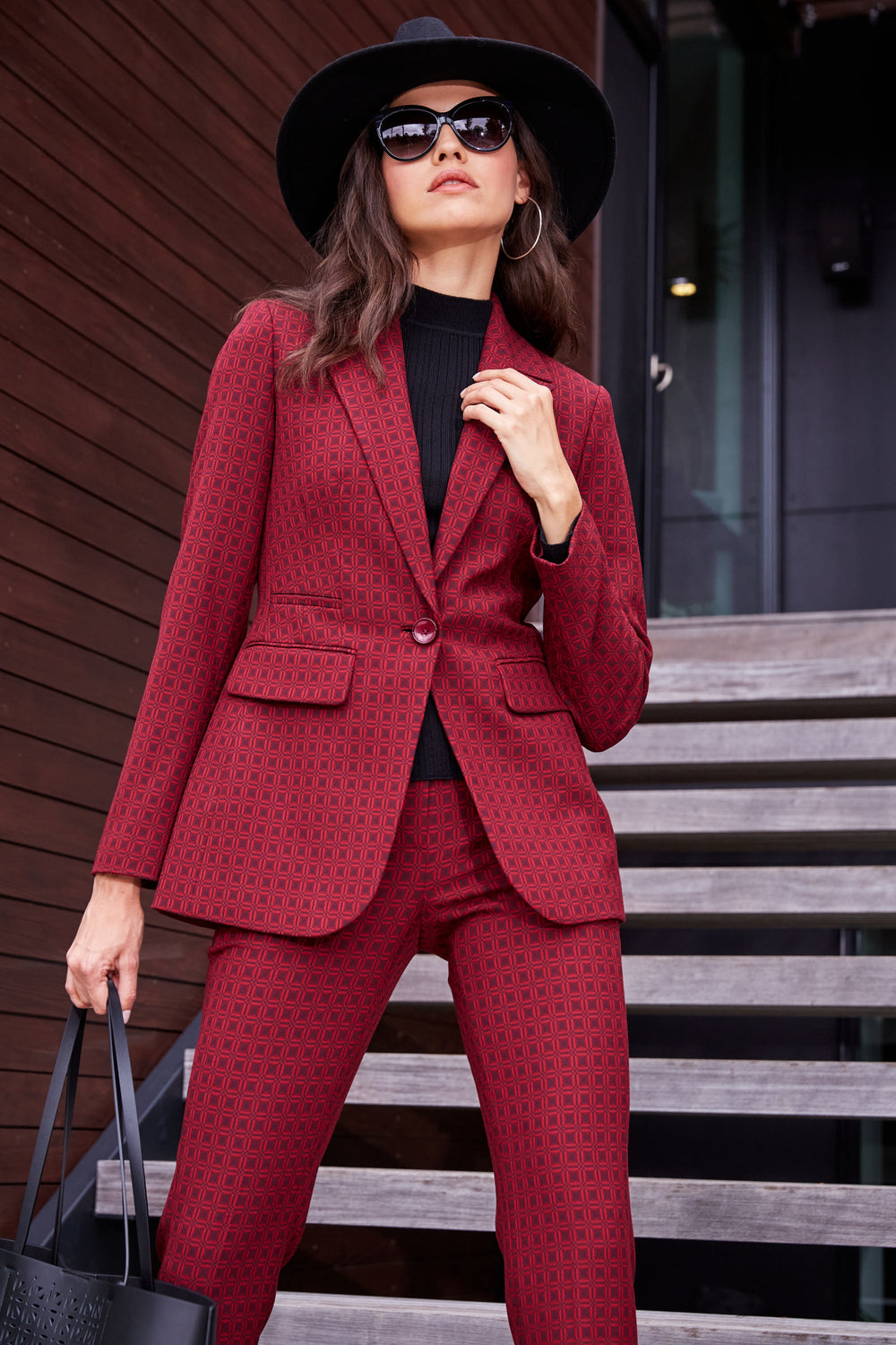 Deco Jaquard Blazer | Elie Tahari MULTI