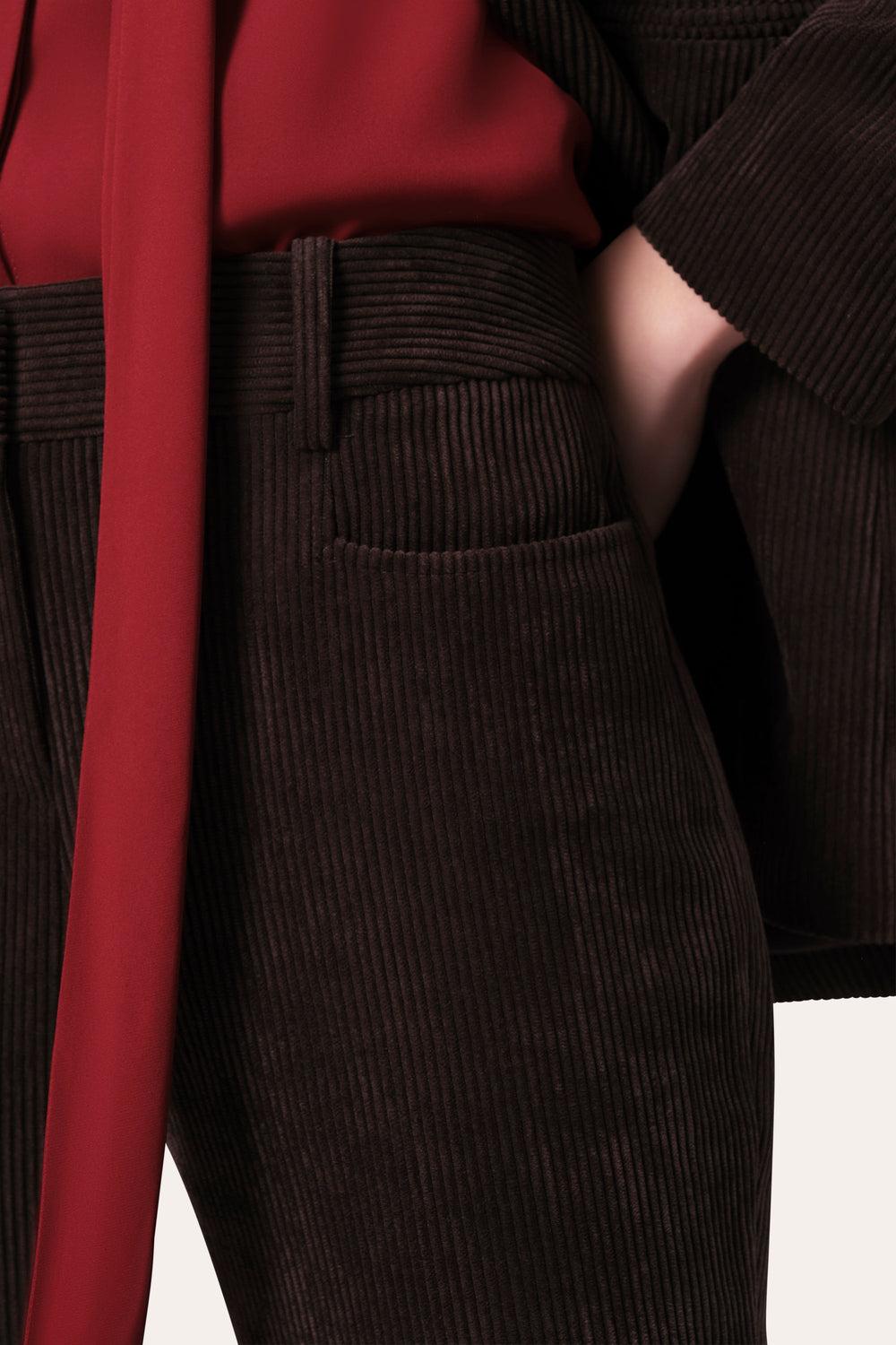 Gloria Corduroy Pant | Elie Tahari WOOD